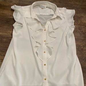 Calvin Klein Ruffled Blouse